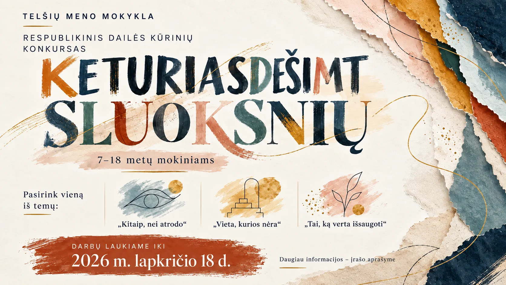 40 slouksnių